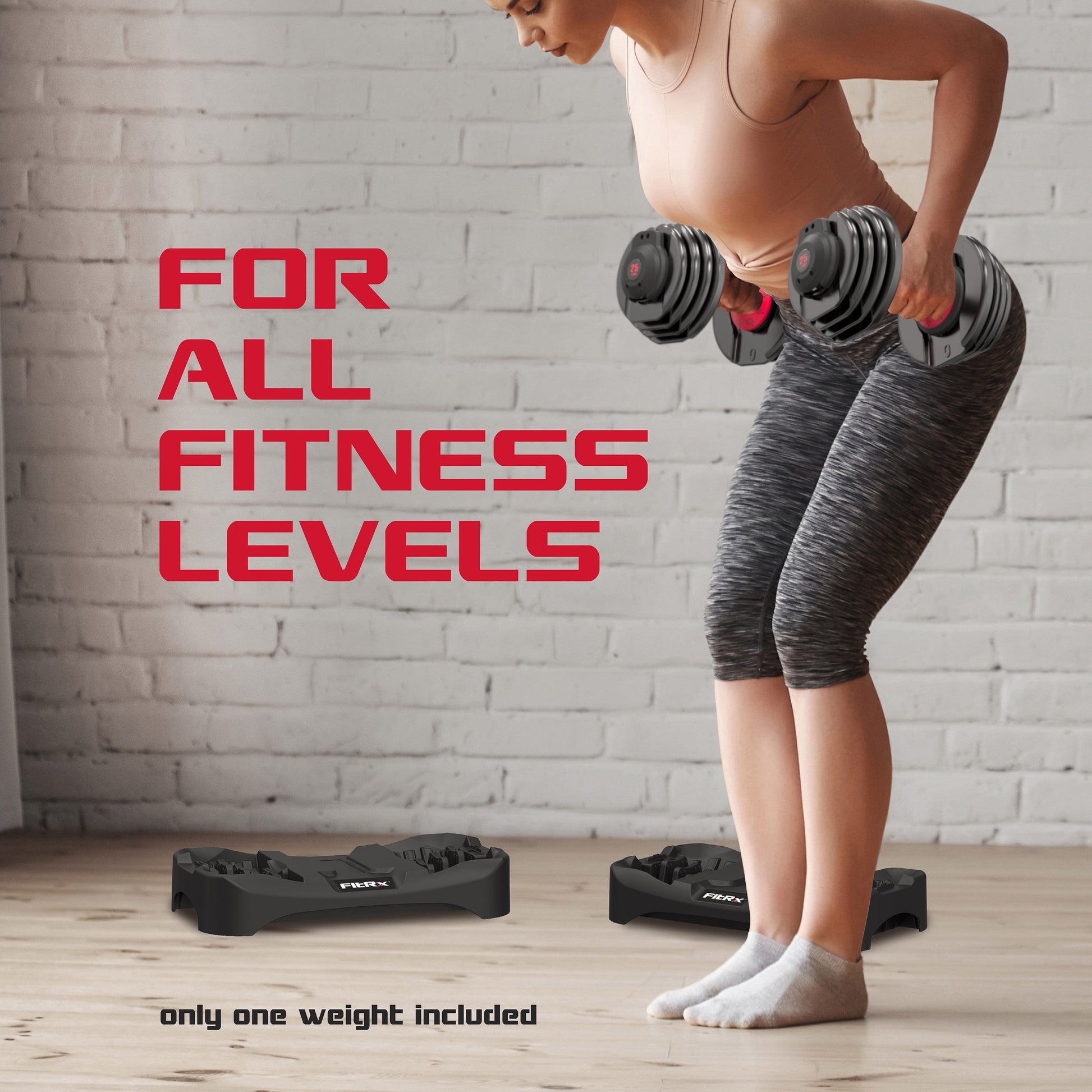 Adjustable Dumbbells, 25Lb Smartbell Dumbbell Set with 9-In-1 Quick-Select Weights, 2.5Lb Increments for Home Gym